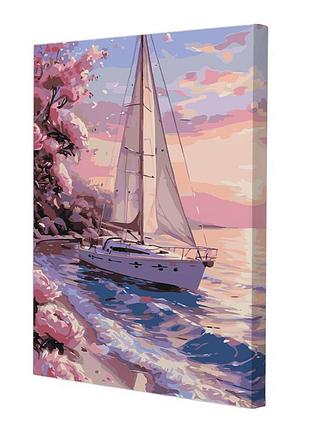 Картина за номерами riviera blanca елегія моря 40x50 см (rb-1348)