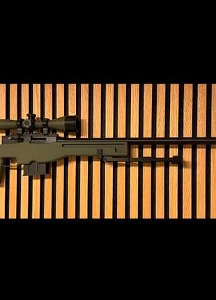 Повнорозмірна (130сантипетрів)🔥 awp sniper cs:go counter strike v2 снайперська гвинтівка awp з counter-strike — макет для фанатів cs!