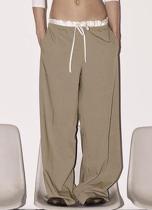 Zara палаццо з атласним поясом