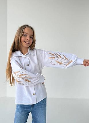 Рубашка для девочки 2