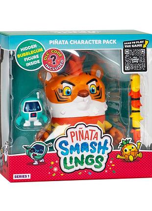 Игровой набор pinata smashlings – тигр моу (1 большая фигурка, 2 экскл. фигурки)