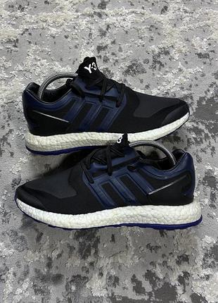 Стильні чоловічі кросівки adidas y-3 yohji yamamoto оригінал в ідеальному стані спортивні чорного кольору адідас