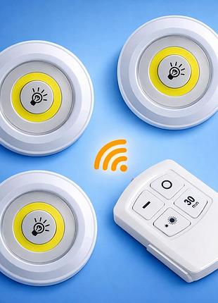 Led світильник bl-1012 cob з пультом дк (3 шт.)