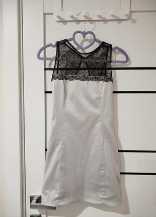 Невероятное нежное серебристо-лиловое платьице1 фото