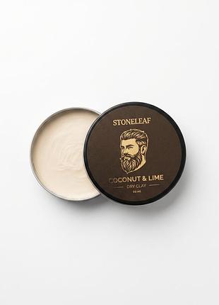 Глина для волосся (dry clay stonleaf coconut & lime 60 мл