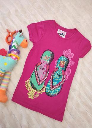 Малиновая футболочка на 7-8 лет. футболочка для девочки. футболка на девочке