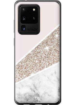 Чохол силіконовий на телефон samsung galaxy s20 ultra пастельний мармур "4342u-1831-58250"
