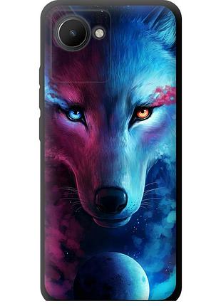 Чехол tpu на телефон realme c30 арт-волк "3999b-2700-58250"
