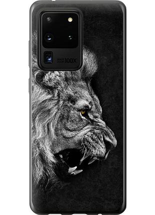 Чехол силиконовый на телефон samsung galaxy s20 ultra лев "1080u-1831-58250"