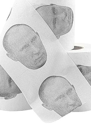 Туалетная бумага с мордой путина