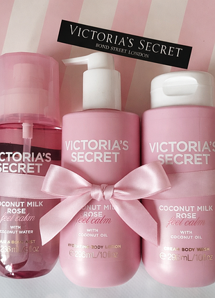 Подарочный набор victoria’s secret натуральная серия coconut milk and rose