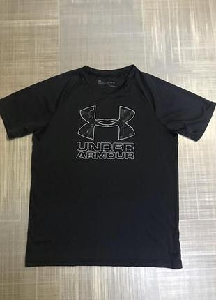 Under armour 💙жіночий одяг/чорна спортивна футболка💛36/s/44