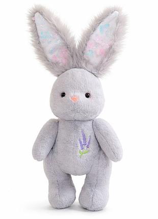 Великий плюшевий кролик 60 см сірий м'яка іграшка для дітей dreamtoys ідеальний подарунок для малюків