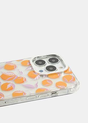 Ударопрочный чехол skinnydip clementine на айфон iphone 13 14 бампер накладка корпус футляр 2