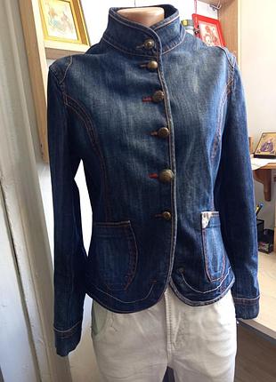 Джинсовый жакет в рустикальном стиле jocavi denim, size e 40 f4069 12 d 38