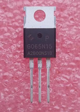 Транзистор hyg065n15ns1p g065n15 to-220fb-3 n-channel mosfet 150v 165a