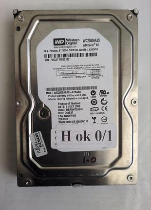 Донор hdd wd2500aajs 07b4a0 h01 2060-701537-003 rev a