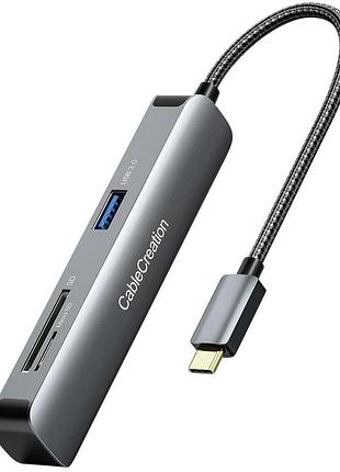 Концентратор cablecreation 5 в 1 usb c