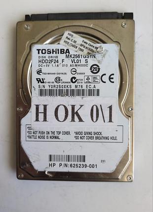 Донор hdd toshiba mk2561gsyn h01 g002872a