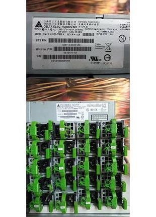 Серверний блок живлення 770w 12v/62.5a delta electronics dps-770bb a (товар вживаний)