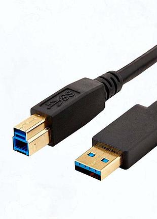 Кабель usb a - usb b 3.0 2м