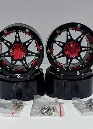Алюмінієві колеса beadlock для 1/10 rc crawler wraith trx-4 d90 scx10 (товар вживаний)