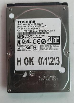 Донор hdd toshiba mq01abd100v h0123 g003138a