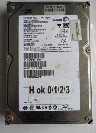 Донор hdd seagate st3160023as h0123 100330662 rev c