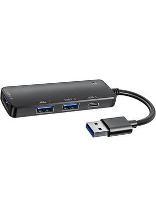 Концентратор usb-хаб 1xusb3.0/2xusb2.0/ 1xtype c