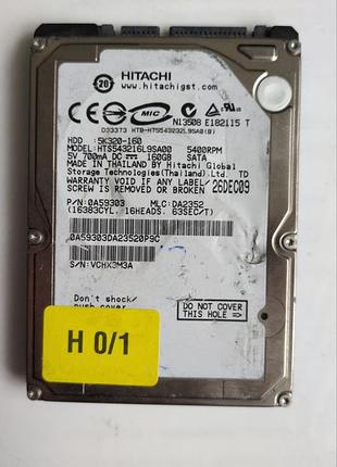 Донор hdd hitachi hts543216l9sa00 h01 220 oa90002 01 fb2 201