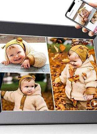 Цифрова фоторамка zcyge m10r6 wi-fi з додатком для відео та слайд-шоу