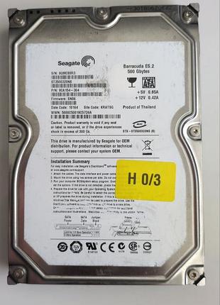 Донор hdd seagate st3500320ns h03 100475720 rev a