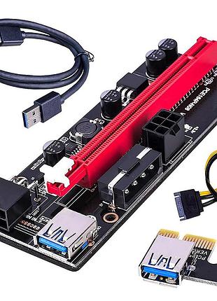 Райзер pci express ver009s usb 3.0 адаптер для відеокарти 16x