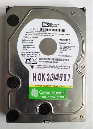 Донор hdd wd10eavs 00d7b0 h234567 2060-701537-004 rev a