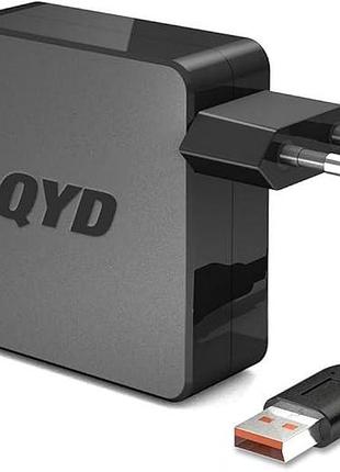 Блок живлення зарядний пристрій type- а (male) qyd 65w usb-а (male)