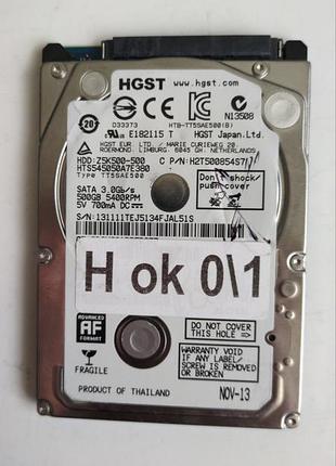 Донор hdd hgst hts545050a7e380 h01 220 oa90351 01 tej 513