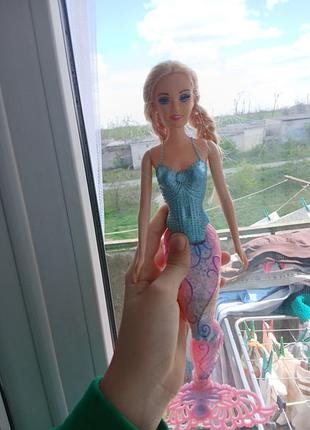 Оригинальная кукла barbie русалка mattel, хорошее состояние 2