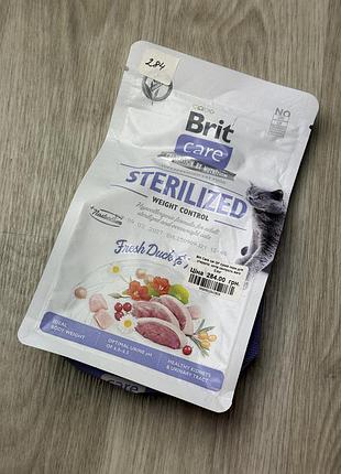 Сухий корм для стерилізованих котів brit care 400 g