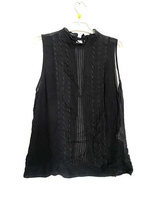 Блуза топ zara шелк с открытой спинкой