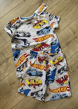 Піжама для хлопчика hot wheels