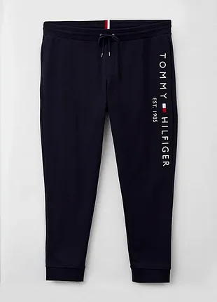 Мужские спортивные штаны Tommy hilfiger темно-синие, размер 3xl (большие размеры)