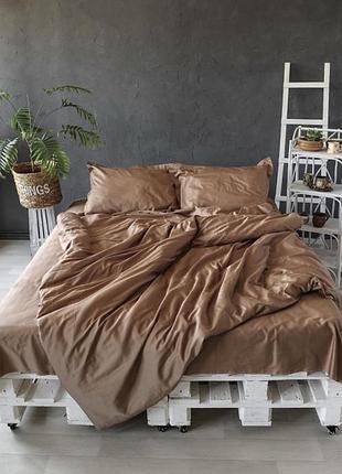 Постельное белье сатин caramel турция 135, семейный