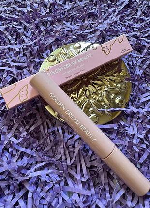 Люксовая итальянская тушь для ресниц  golden dream beauty dream on mascara, 10,5ml. черная