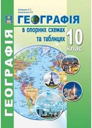 Географія в опорних схемах та таблицях. 10 клас: навчальний посібник. кобернік с.г.абетка