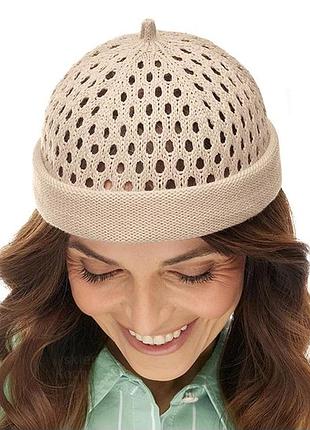 Докерка ажурная, весна и лето docer cap