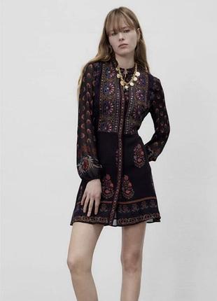 Платье бохо ,этно  стиль zara 2