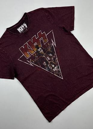 Чоловіча мерч футболка kiss від next