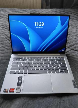 Ноутбук lenovo ideapad slim 5 cloud grey.  14". amd ryzen 7. ram 16. гб ssd 512 гб
