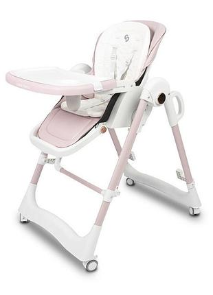 Стульчик для кормления качелька шезлонг 3 в 1 caretero nesto pink