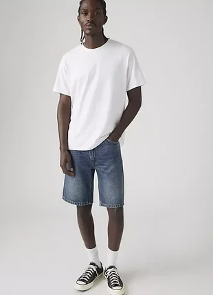 Шорти levi's джинсові 454 relaxed fit 10" 19699 playback music dark wash